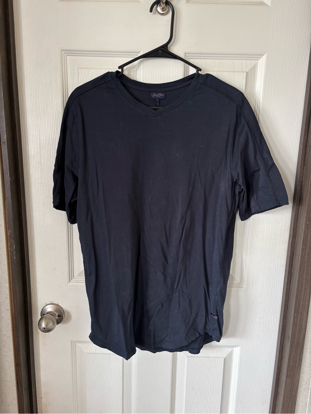 Good Man Brand Black V-Neck Short Sleeve Tee